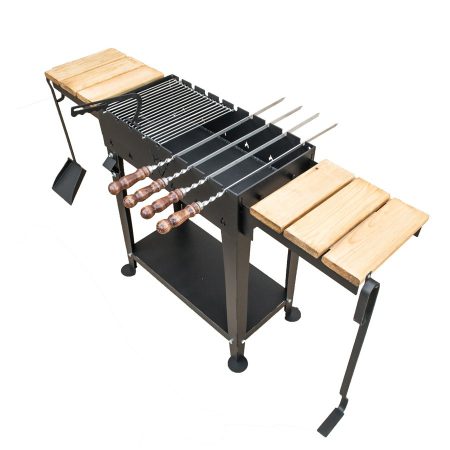 Купить стационарный мангал с полками King Grill в Минске
