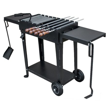 Купить мангал на колесах со столиками King Grill в Минске