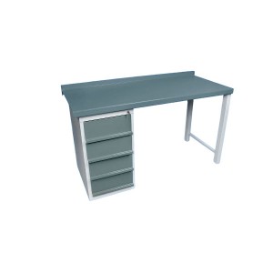 Купить верстак слесарный однотумбовый с шуфлядками